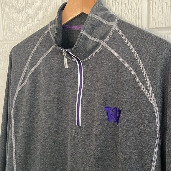 Tommy Bahama Men’s 1/4 Zip Island Pulllover University of Washington Medium - Picture 3 of 10